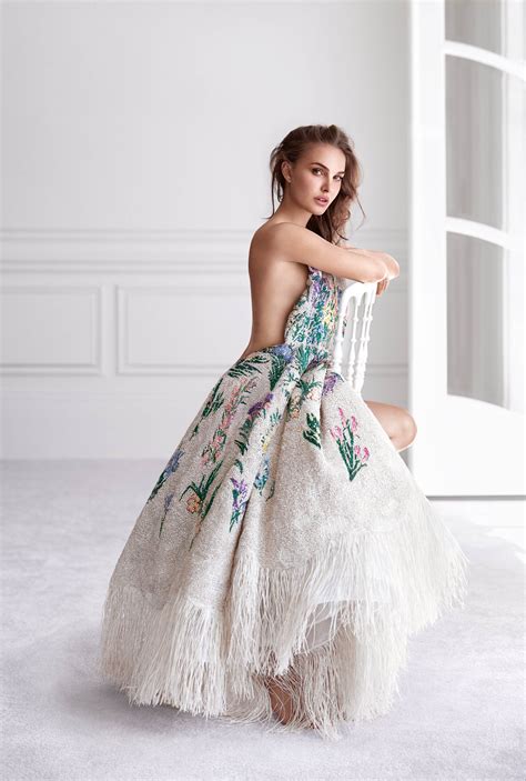 natalie portman miss dior dress.